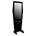 "Boston" Black Single Styling Station With Mirror