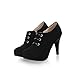 Charm Foot Fashion Womens Platform High Heel Ankle Boots