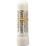 NETI INHALER Sinus & Lung Relief. HIMALAYAN SALT AIR! Respiratory Wellness. Clearing, Healing Ions, Aromatherapy. Energizing scent! Breathe SALT AIR anywhere! Pocket or Purse Stick, Handy Portable. Contains Himalayan Pink Salt & Healing Botanical Blend. Inhale Deeply for Colds, Asthma, Cough. Ion therapy. 100% Pure and Natural.
