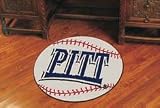 NCAA PITTSBURGH PANTHERS BASEBALL SHAPED DOOR MAT RUG