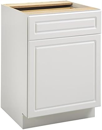 Heartland Cabinetry Keystone 24" 1 Drawer/Door Base Cabinet B24, White