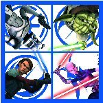 31TlcG%2B%2BR9L. SL160  Clone Wars Star Wars Birthday Party Napkins, pack of 16   blue design
