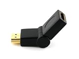 Cablesson® Right-Angle Swiveling HDMI Adapter - Black