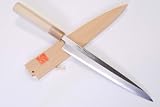 YOSHIHIRO- Shiroko-Kasumi Yanagi Sashimi Chef Knife 9.5" 240mm - MADE IN JAPAN