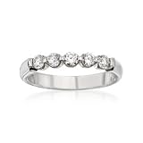 .50 ct. t.w. 5-Stone Diamond Wedding Ring In Platinum. Size 7