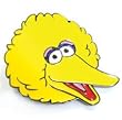Sesame Street Big Bird Face Metal Belt Buckle