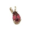14kt Yellow Gold Genuine Rhodolite Garnet Pendant