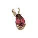 14kt Yellow Gold Genuine Rhodolite Garnet Pendant