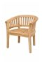 Anderson Teak CHD-032T Curve Armchair Extra Thick Wood