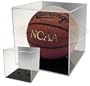 BCW BallQube Grandstand Basketball / Soccer Ball Holder - Mirrored Back - Sports Memoriablia Display Case - Sportscards Collecting Supplies