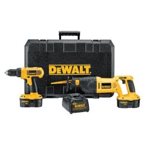 DEWALT DC759CA 18-Volt Compact Drill/Reciprocating Saw Combo Kit