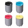 Samsung CLP-K300A, CLP-C300A, CLP-M300A, CLP-Y300A Compatible Combo Pack for CLP-300 Printers - 1 Black, 1 Cyan, 1 Magenta, 1 Yellow Toner Cartridges