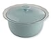 Jamie Oliver Fluted Blue Covered Casserole Dish, 2 Litre, Stoneware