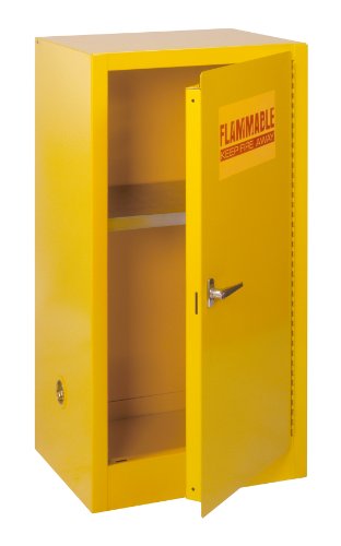 Sandusky Lee SC12F Safety Cabinet for Flammable Liquids, Single Door and Manual Close, 12 gallon, 35