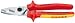 Knipex 95 16 200 Kabelschere mit Doppelschneide 220 mm