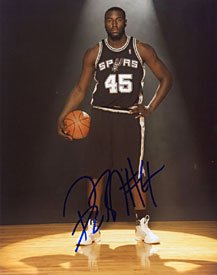 DeJuan Blair Autographed / Signed 8x10 San Antonio Spurs Photo