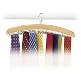 Kitchen & Housewares : Tie and Belt Hanger (Natural) (6'H x 16 1/2'W x 1 1/4'D)