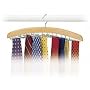 Tie and Belt Hanger (Natural) (6"H x 16 1/2"W x 1 1/4"D)