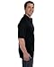Men's 7 oz Hanes STEDMAN Cotton Pique Polo, Black, Medium
