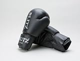 Blitz Sport Black Leather Boxing Gloves 8oz