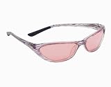 Angel Pink Stripe Baby Sunglasses w Rose Lens by