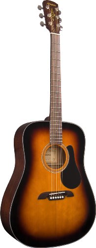 Alvarez RD210SB Regent Series Dreadnought Acoustic Guitar Sunburst with Hard Case