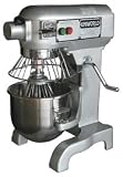 Uniworld UPM-10E 10 Quart Mixer With Guard And 3 Attachments