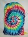 Bright Spiral Tie-Dye Laundry Bag
