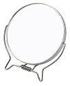 Folding 12cm Chrome Shaving Mirror