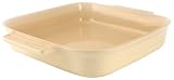 Review LE CREUSET UK LTD  / Le Creuset Stoneware Square Baking Dish, Almond, 23 cm
