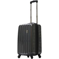 Olympia Luggage Titan 21 Inch Expandable Carry-On Hardside Spinner, Black, One Size