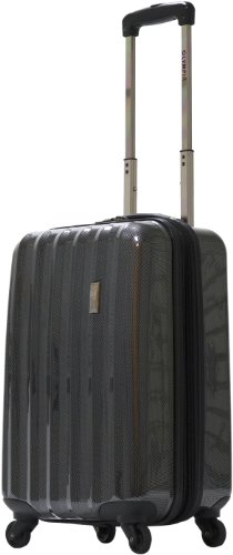 Olympia Luggage Titan 21 Inch Expandable Carry-On Hardside Spinner, Black, One Size