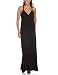XOXO Juniors' Braided Back Maxi Dress,Black,Small