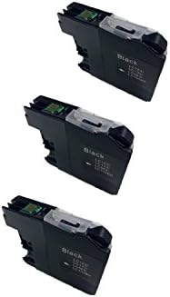 3PK(3 Black) LC123/LC133/LC563/LC103 High Yield Ink Cartridge for Brother Printer