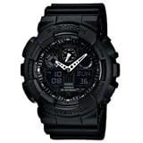 Casio - GA-100-1A1ER - G-shock - Montre Homme - Quartz Analogique et Digitale - Cadran Noir - Bracelet en Résine Noir