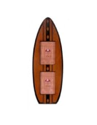 From Amazon.com. Click for details:
 Screened Wood Surfboard Photo Frame - Diamond Screened Wood Surfboard Photo Frame - Diamond