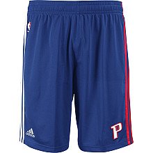 Adidas Detroit Pistons Pre-Game Short Small