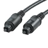 1M TOSlink Cable, Xbox 360/PS3/DVD Optical Audio Lead, 1 Meter