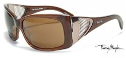 Thierry Mugler Sunglasses with brown frames and brown lenses. Model: TM10095-C2