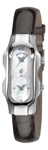 Philip Stein Women's 4-F-MOP-ACHS Signature Brown Leather Strap Watch