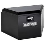 Tradesman TST16TTBBK 16' Black 22 Gauge Steel Trailer Tongue Tool Box
