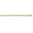 14K Yellow Gold Oval Rolo Chain - 3.20mm - 18 inch