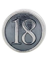 Kera Sterling Silver Number 18 Bead
