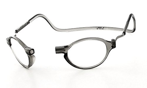 Clic Magnetic Classic Reading Glasses in Smoke