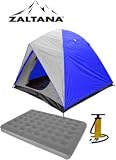 4 PERSON TENT WITH AIRMATTRESS(QUEEN) AND AIR PUMP SET Reviews