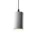 Justice Design Group CER-6210-CRB Carbon - Matte Black Ceramic Single Light 10.25 Interior Rectangl