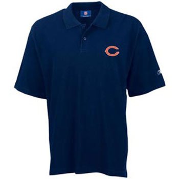 Chicago Bears Reebok Navy RA Polo Shirt - S