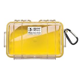 Micro Case Clear, Yellow, 7.5 x 5.06 x 2.13