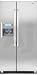 Whirlpool Gold GC3SHAXVA 23.1 cu. ft. Counter-Depth Side-by-Side Refrigerator with 3 Slide-Out Glass Shelves, Drop Down Controls, Adjustable Gallon Door Bins and In-Door-Ice Dispensing System: Monochromatic Satina