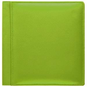 RODEO LIME-GREEN #103 pebble grain leather 1-up 5x7 album by Raika - 5x7